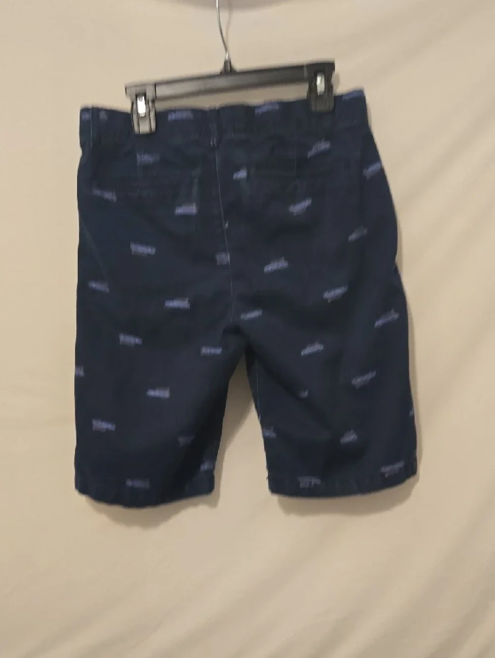 The Childrens Place Navy Kids' Shorts with Subtle White Detailing